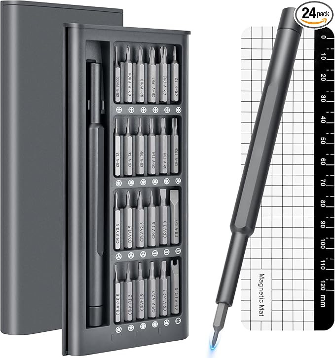 Stocking Stuffers for Men Adults Him: 25-in-1 Mini Precision Screwdriver Set Small Bit Tool Set G... | Amazon (US)
