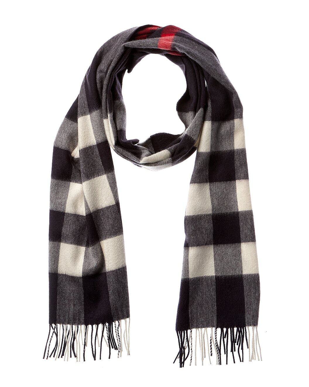 Checked Cashmere Scarf | Gilt & Gilt City
