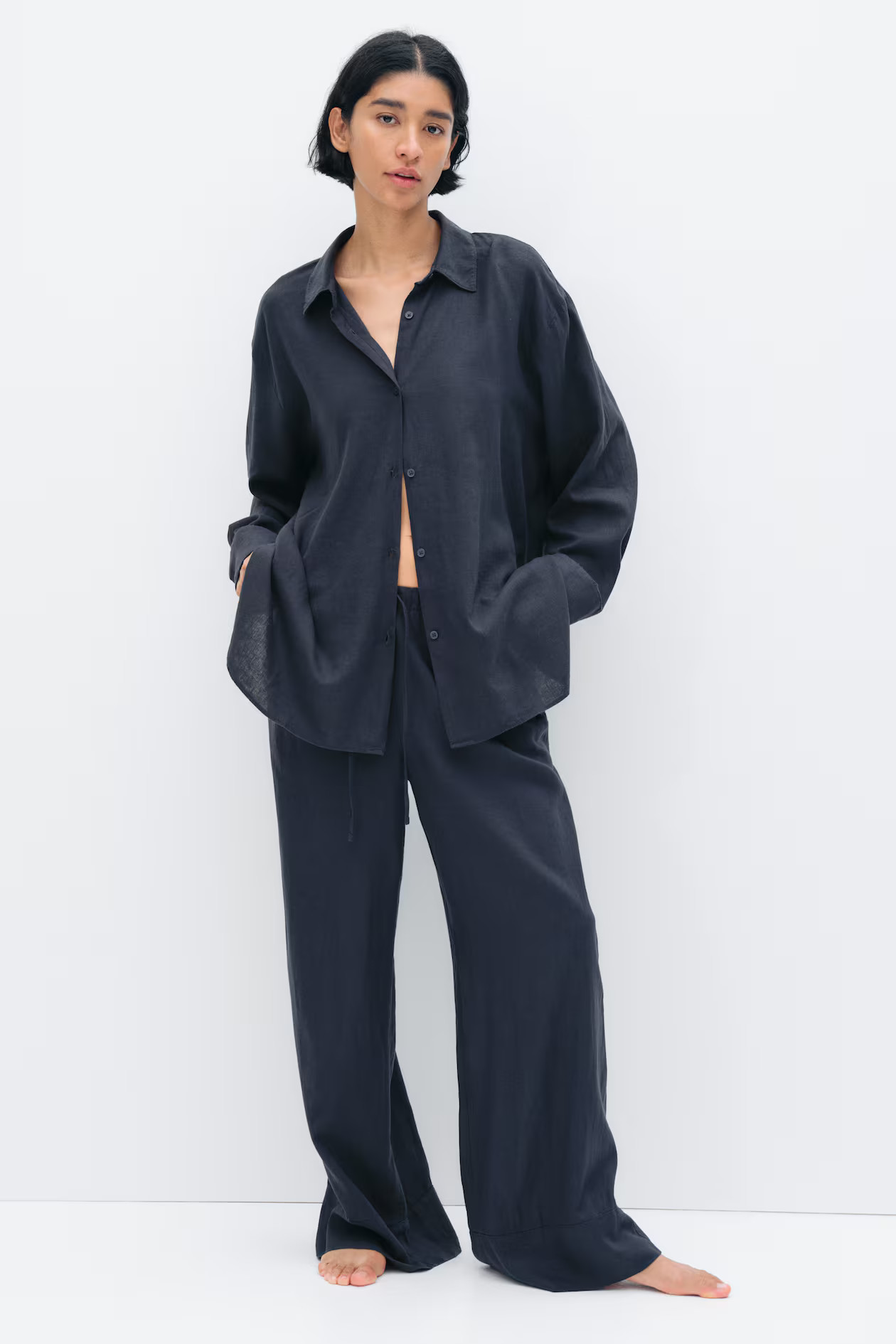 Linen-Blend Shirt | H&M (US + CA)