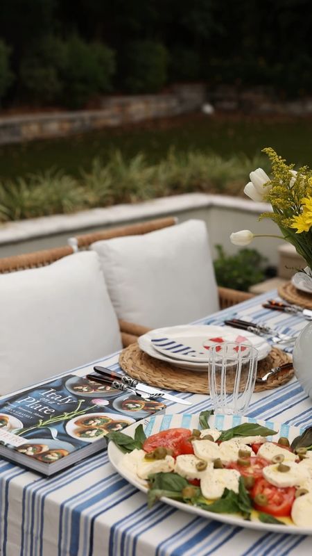 Dining al fresco with VIETRI Riviera collection 🇮🇹🥗🍅

#LTKHome