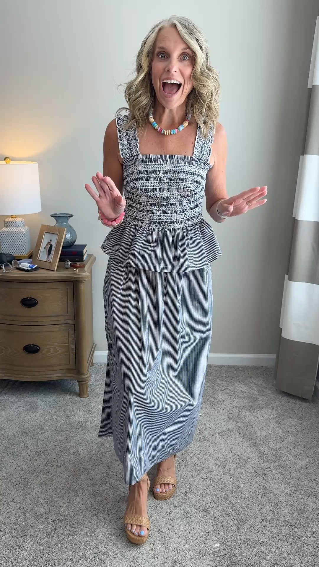 Wearing XS in both 
Super cute separates that will mix well with other pieces in your closet. 
Use code COAST25 on Erin McDermott (necklace)

#LTKootd #LTKgrwm #LTKOver40