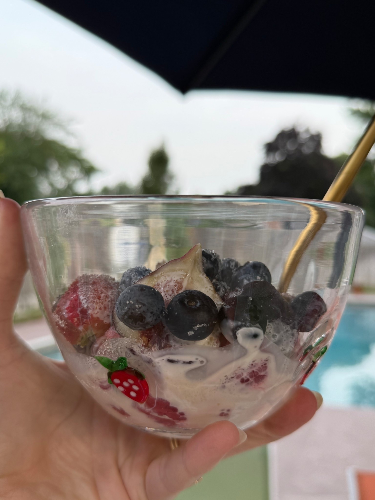Berries & cream for dessert in my berry bowl 🍓! Can’t get enough of this cutie bowl. It just makes eating more fun! The matching glasses are on sale too 😉

#LTKHome #LTKFindsUnder50 #LTKSaleAlert
