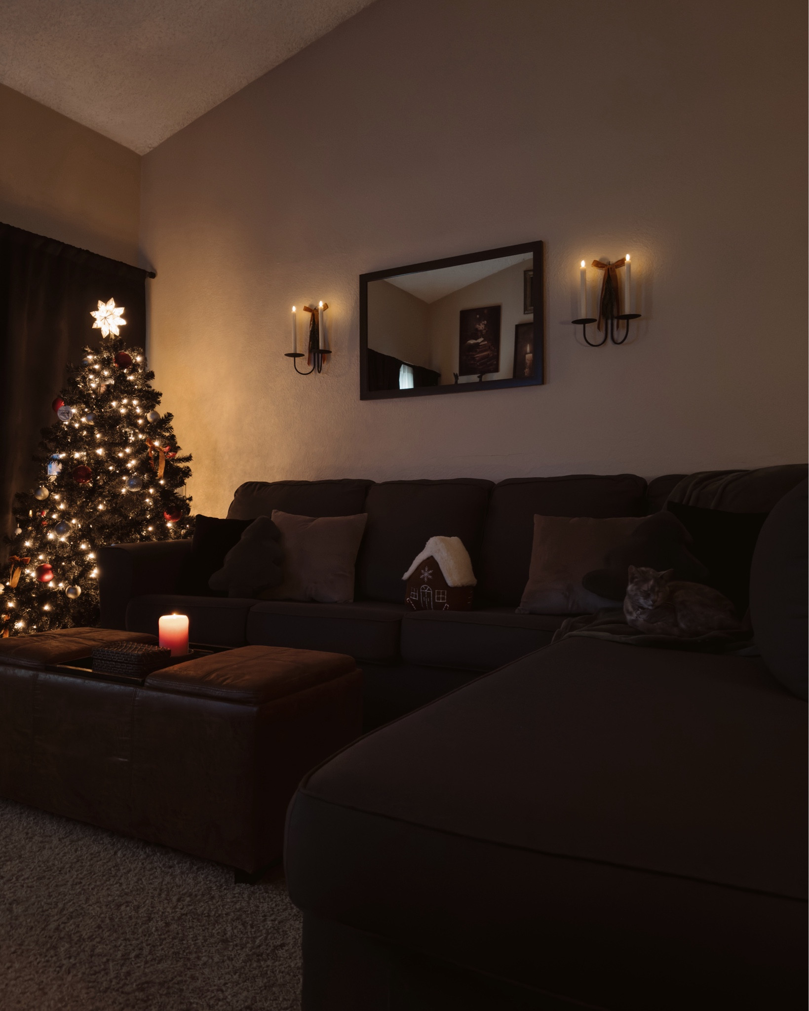 christmas in my small apartment living room room #cozychristmas

#LTKHoliday #LTKHome #LTKSeasonal