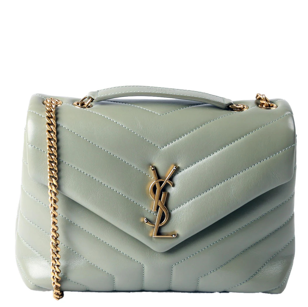 LouLou Satchel Small 494699 Green | Keeks Designer Handbags