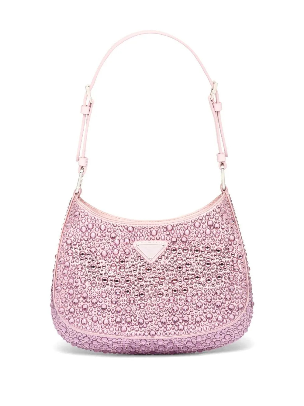 Prada Cleo crystal-embellished Shoulder Bag - Farfetch | Farfetch Global