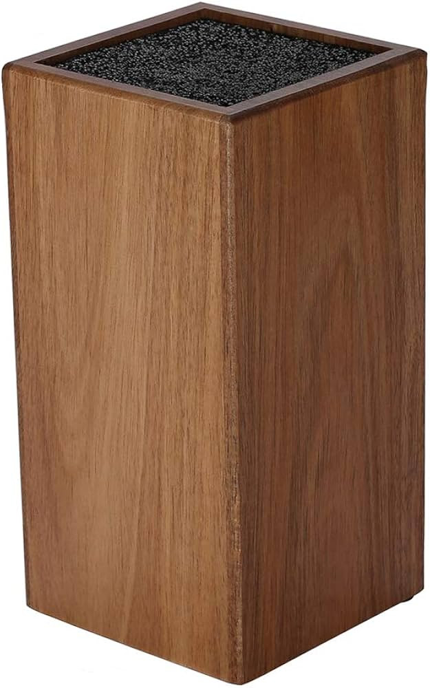 Acacia Wood Blade Holder with Bristles\uff0cKnife Holder, Large Capacity, Kitchen Household Multi... | Amazon (US)