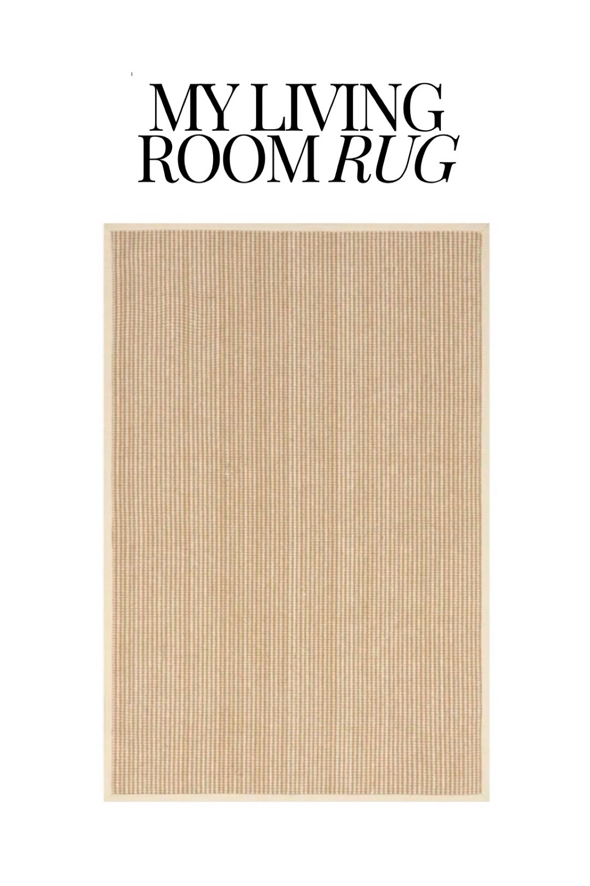 The most perfect wool and jute rug. Nancy Meyers aesthetic ✨

#LTKHome