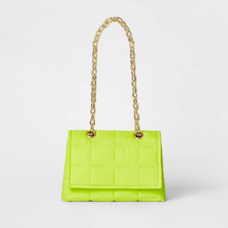 Crossbody Bag with Gold Chain - Future Collective™ with Gabriella Karefa-Johnson Lime | Target