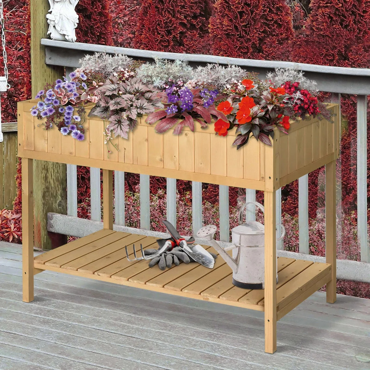 Aalieyah Wood Planter Box | Wayfair UK