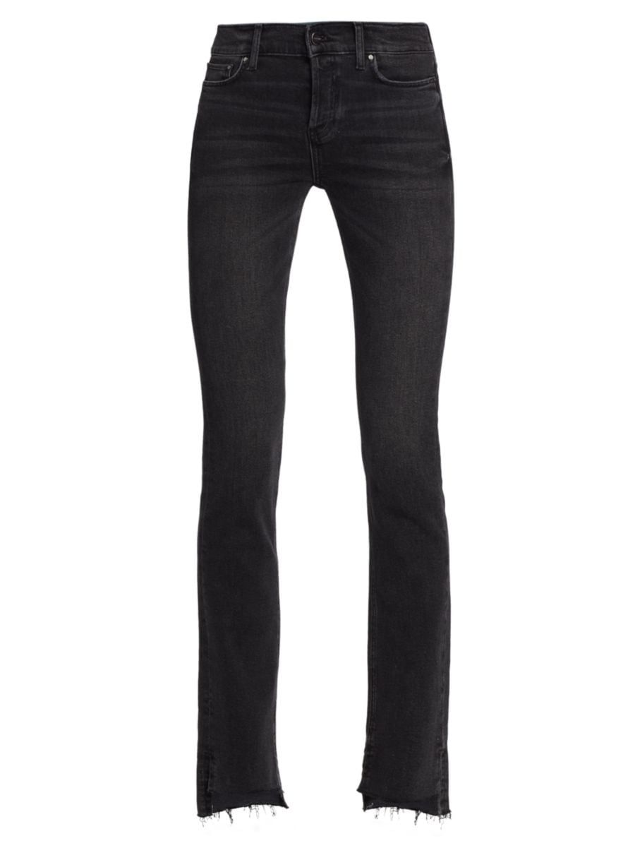 Tristen Mid-Rise Slim Boot-Cut Jeans | Saks Fifth Avenue