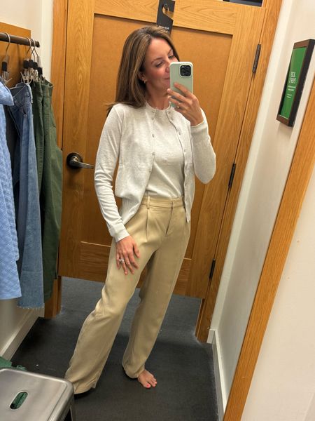 My 90s childhood is loving this lewk! Pants are so so good y’all! Thin (unlined) and drapey and perfect to dress up or with a tee and sneakers. 

#LTKstyletip #LTKfindsunder100 #LTKsalealert