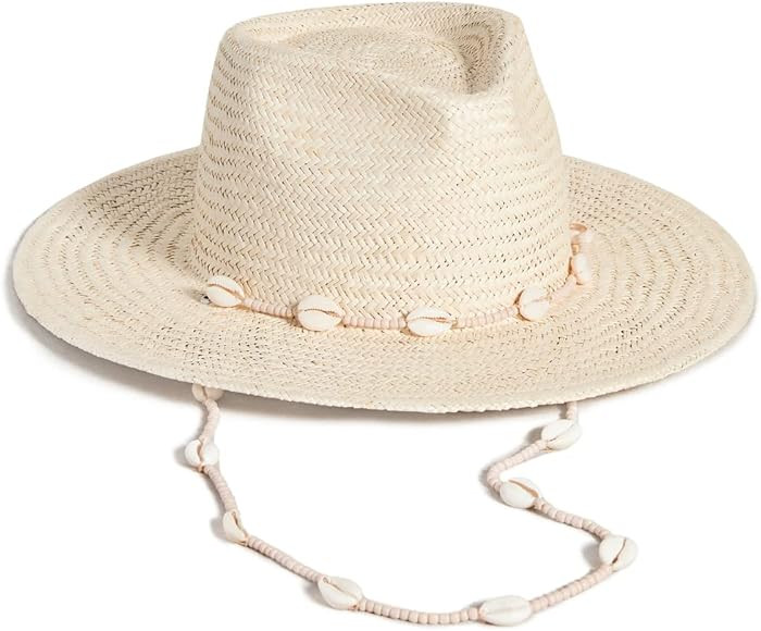 Lack of Color Women's Seashells Straw Fedora | Amazon (US)