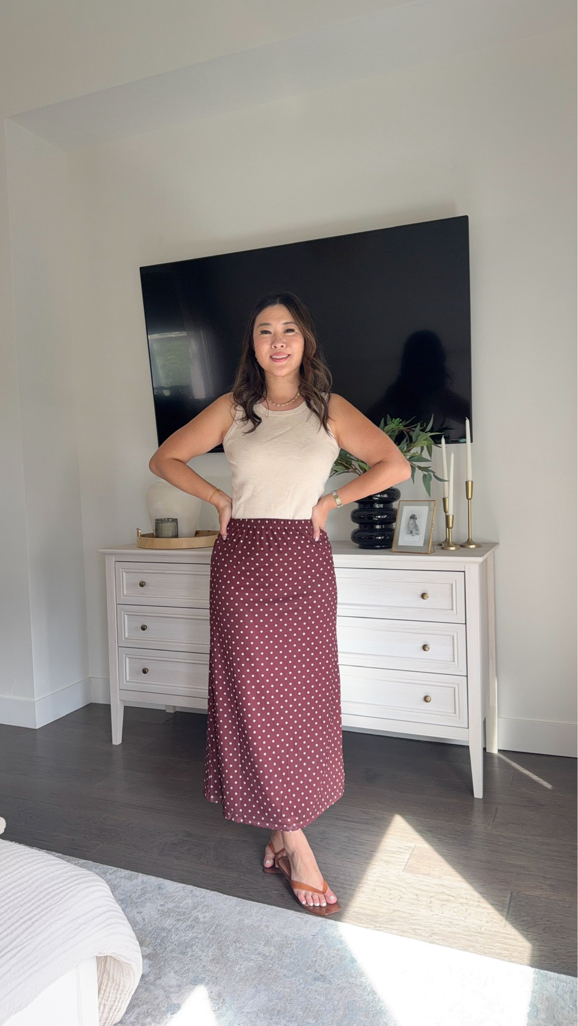 Amazon Unboxing - Summer to Fall outfits Polka Dot Tank: Medium White Knit Tank: Small Burgundy Pant: Medium Denim Set: Medium Striped Tank: Medium Leopard Pants: Medium Striped Dress: Small Gingham Skirt Set: Medium Pink Denim Jeans: Medium Brown Knit Striped Set: Medium Polka Dot Skirt: Medium Casual Striped Set: Medium Jackets: Medium

#LTKootd #LTKSeasonal #LTKgrwm
