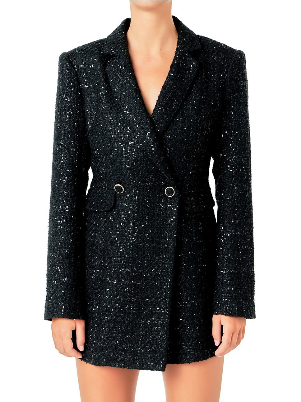 Tweed Blazer Romper | Saks Fifth Avenue