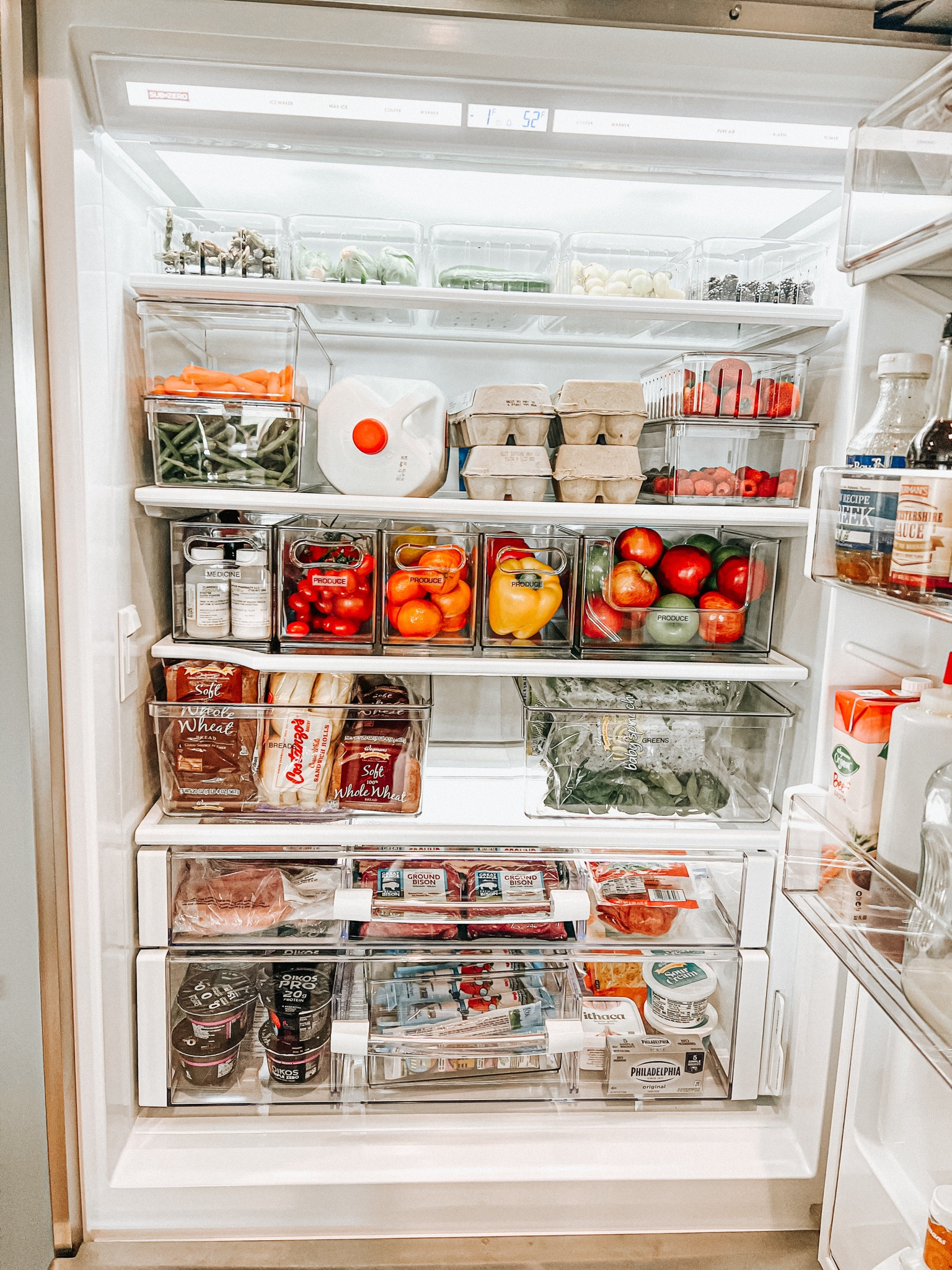 When this organized fridge makes you want to eat healthy 🫡🍎🫑🍓. 

Fridge organizing is certainty for everyone but it can be life changing for people who often have the same food habits and routines!

#LTKhome #LTKGiftGuide