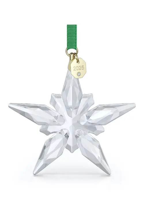 Swarovski 2025 Annual Edition Festive Crystal Snowflake Ornament in White at Nordstrom | Nordstrom