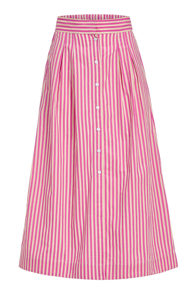 Scout Skirt, Raspberry Pinstripe | Livro