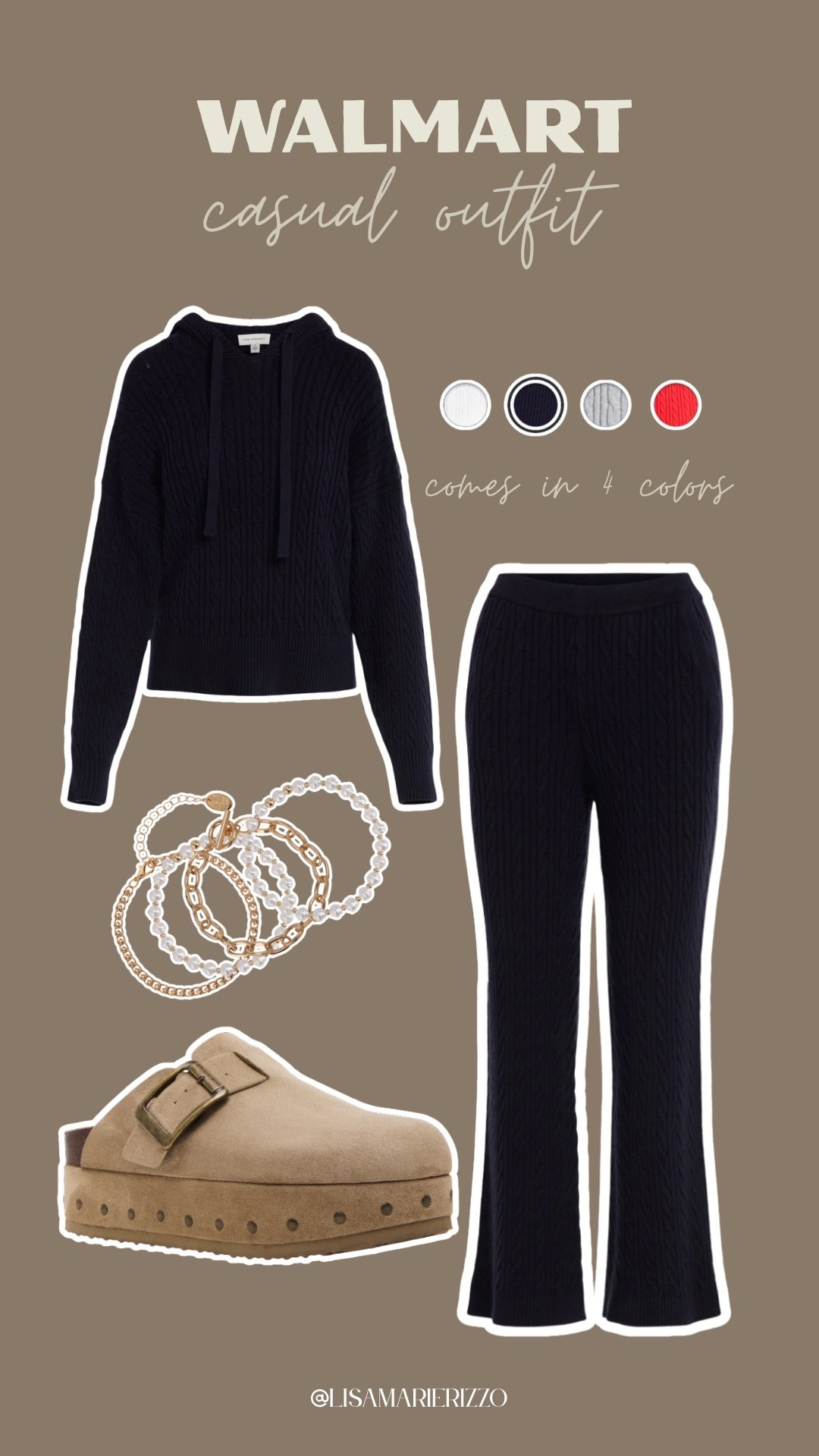 Casual outfit I cannot wait to wear! I ordered it navy comes in 3 other colors! 

#walmartpartner
#walmartstyoe
@walmartstyle

#LTKStyleTip #LTKFindsUnder50 #LTKSeasonal