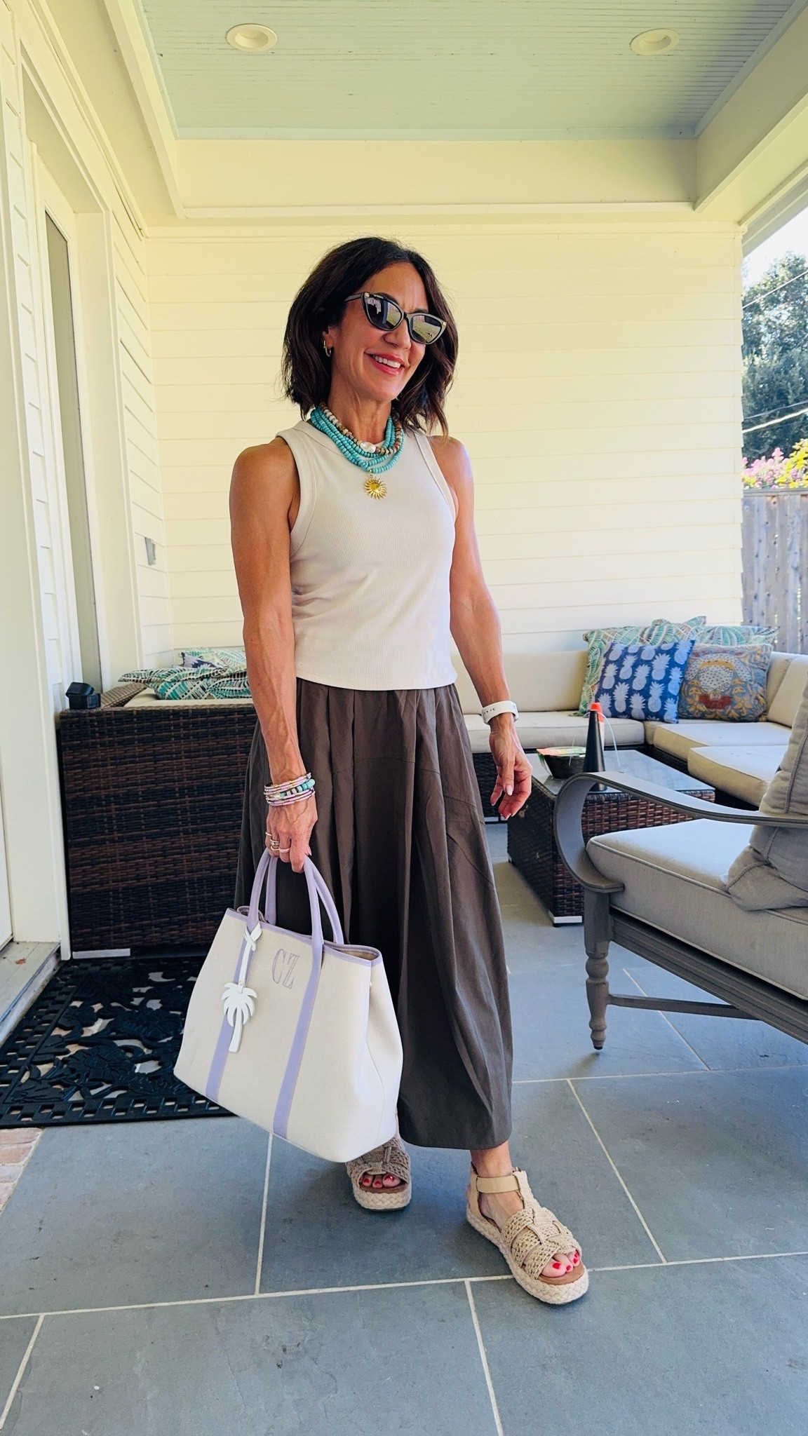 business casual workwear
Wearing XS in skirt

#LTKmomlife #LTKPetite #LTKOver40