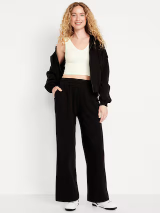 High-Waisted SoComfy Wide-Leg Sweatpants | Old Navy (US)