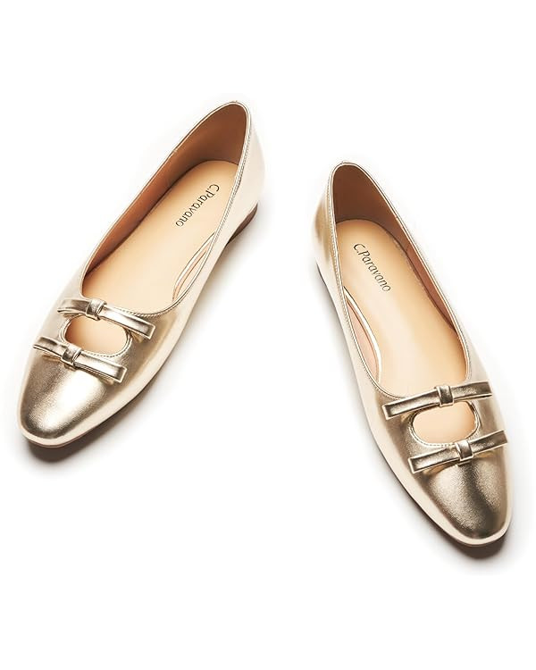 C.Paravano Flats for Women | Women's Flats | Ballet Flats Shoes | Dressy Flats | Black Ballet Fla... | Amazon (US)