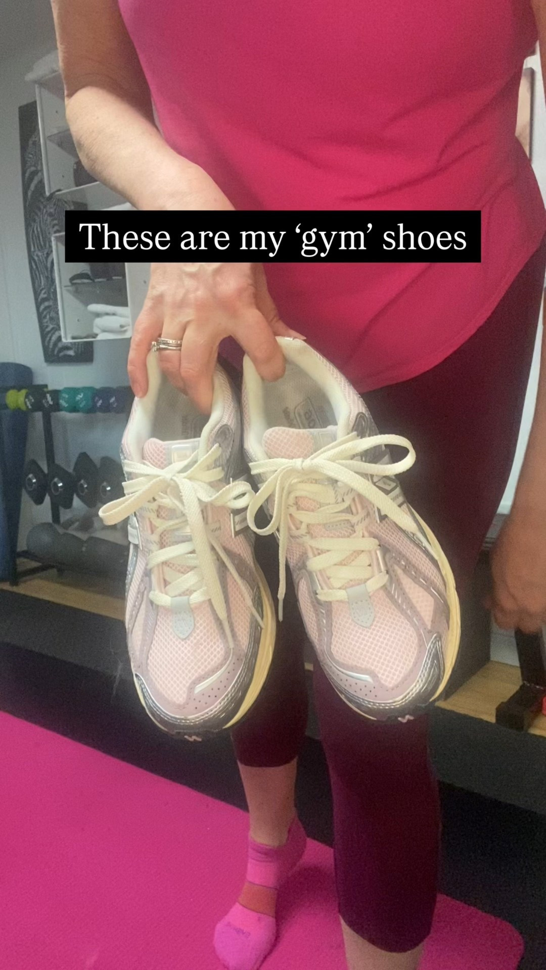 I try to make it as easy as possible for myself to make my workouts happen. Part of that is prepping my environment with the right gear. These shoes never leave my gym - I keep them right by my bench so it’s an easy on/off situation. Remove little points of friction from the things that are hard to do and you will do them MUCH more often!! 💪🏻

#LTKActive #LTKfitnessgoals #LTKOver40