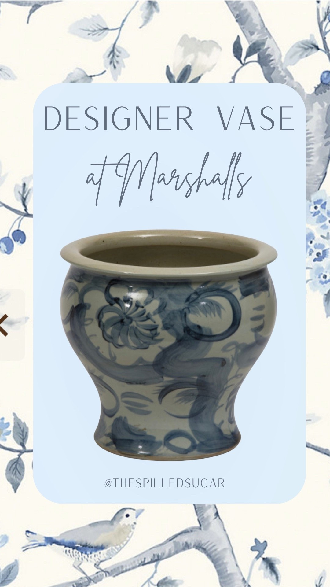 Gorgeous designer vase on major sale @Marshalls!

Blue and white vase, blue and white decor, designer look for less, Marshall’s finds, blue and white home

#LTKSeasonal #LTKHome #LTKSaleAlert