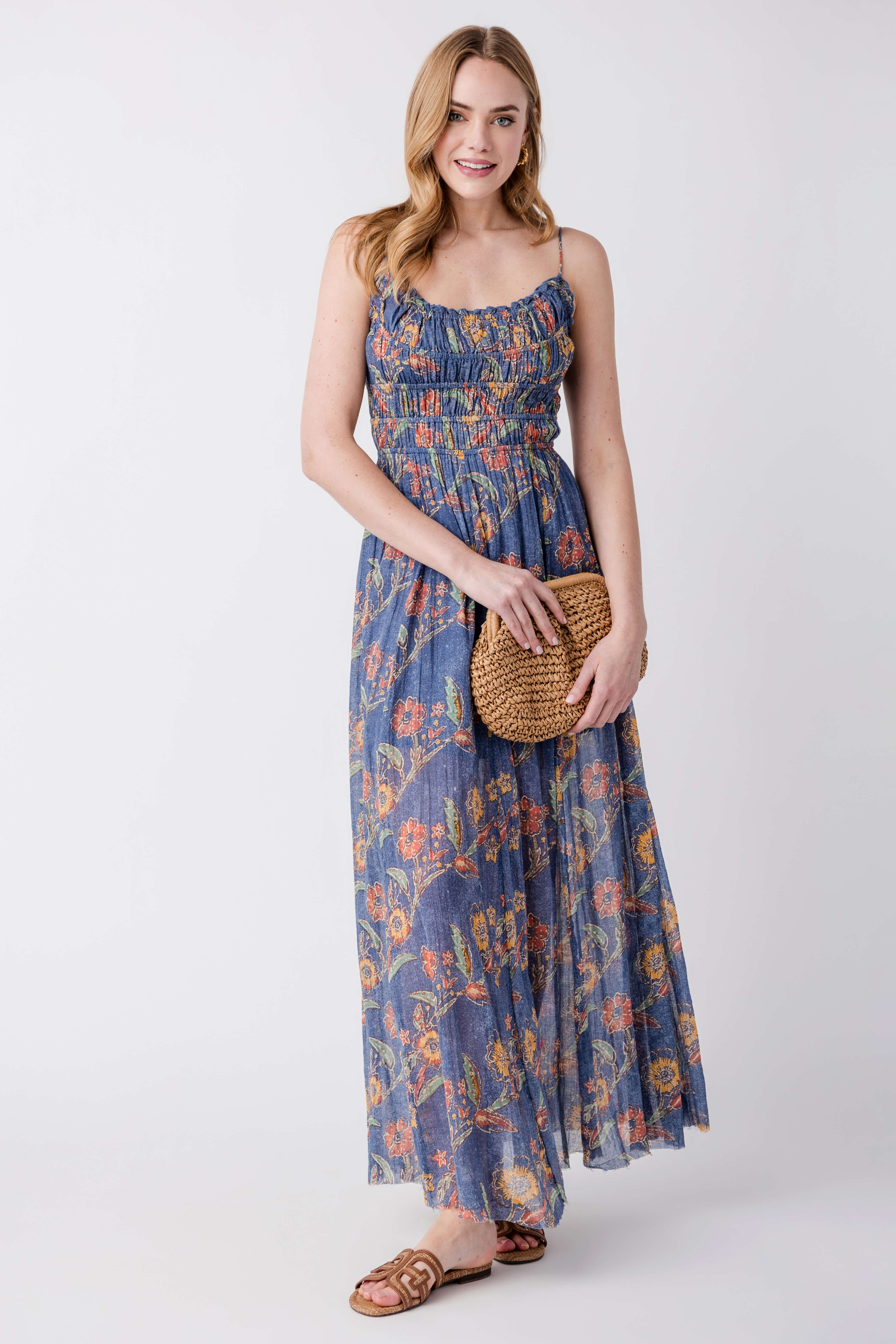 Free People One Ciella Printed Maxi Dress | Social Threads