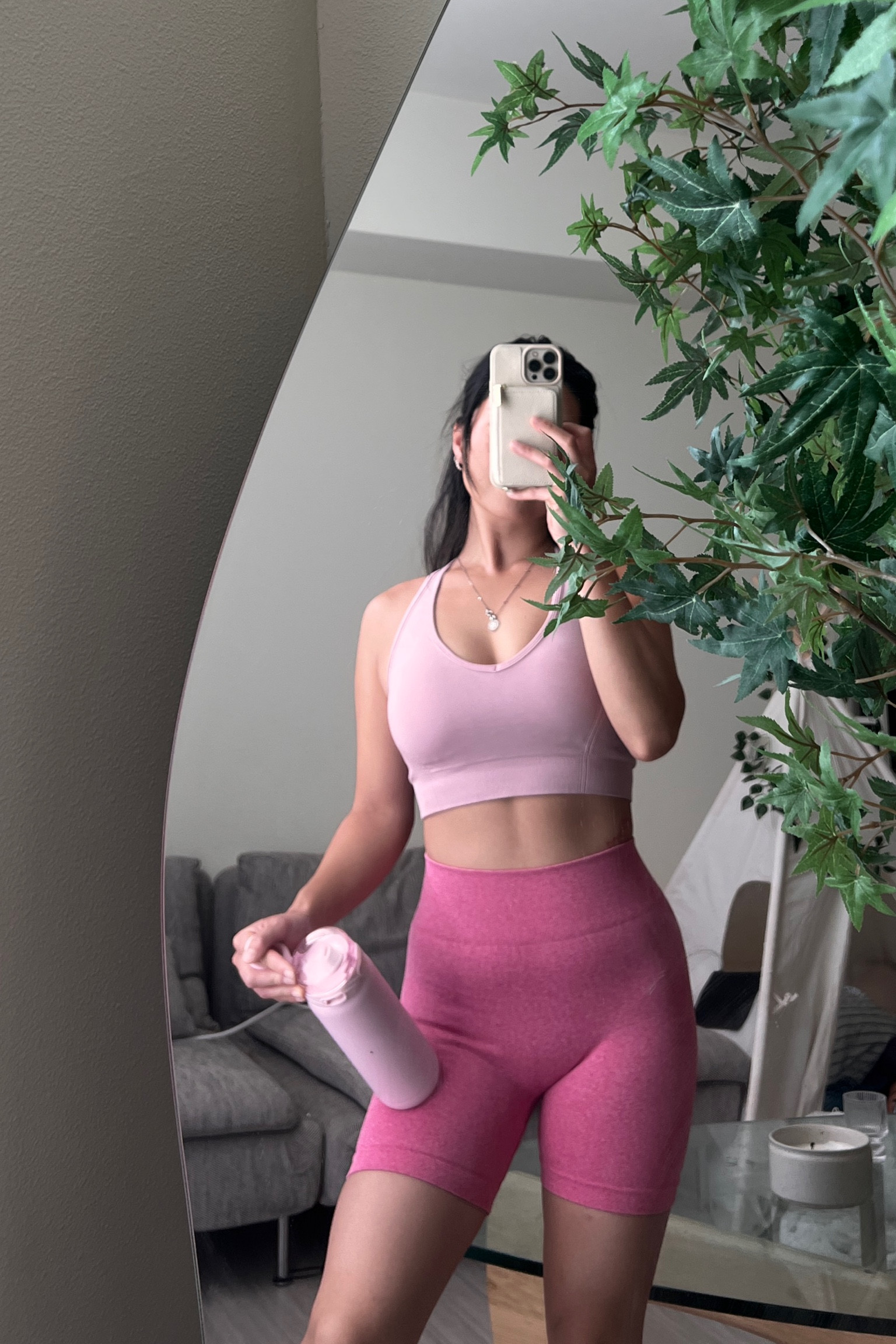 Pink workout set from Amazon 🎀 (wearing Medium) 
pink workout shorts, pink sports bra, insulated water bottle, pink pilates princess, pink lovers, Amazon fashion, Amazon finds, Amazon must haves, Targetstyle, fitness, ello water bottle stainless steel, Barbie world 🎀

#LTKunder100 #LTKFitness #LTKFind