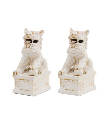 11x7x17 2pc Dog Ceramic Bookends | TJ Maxx