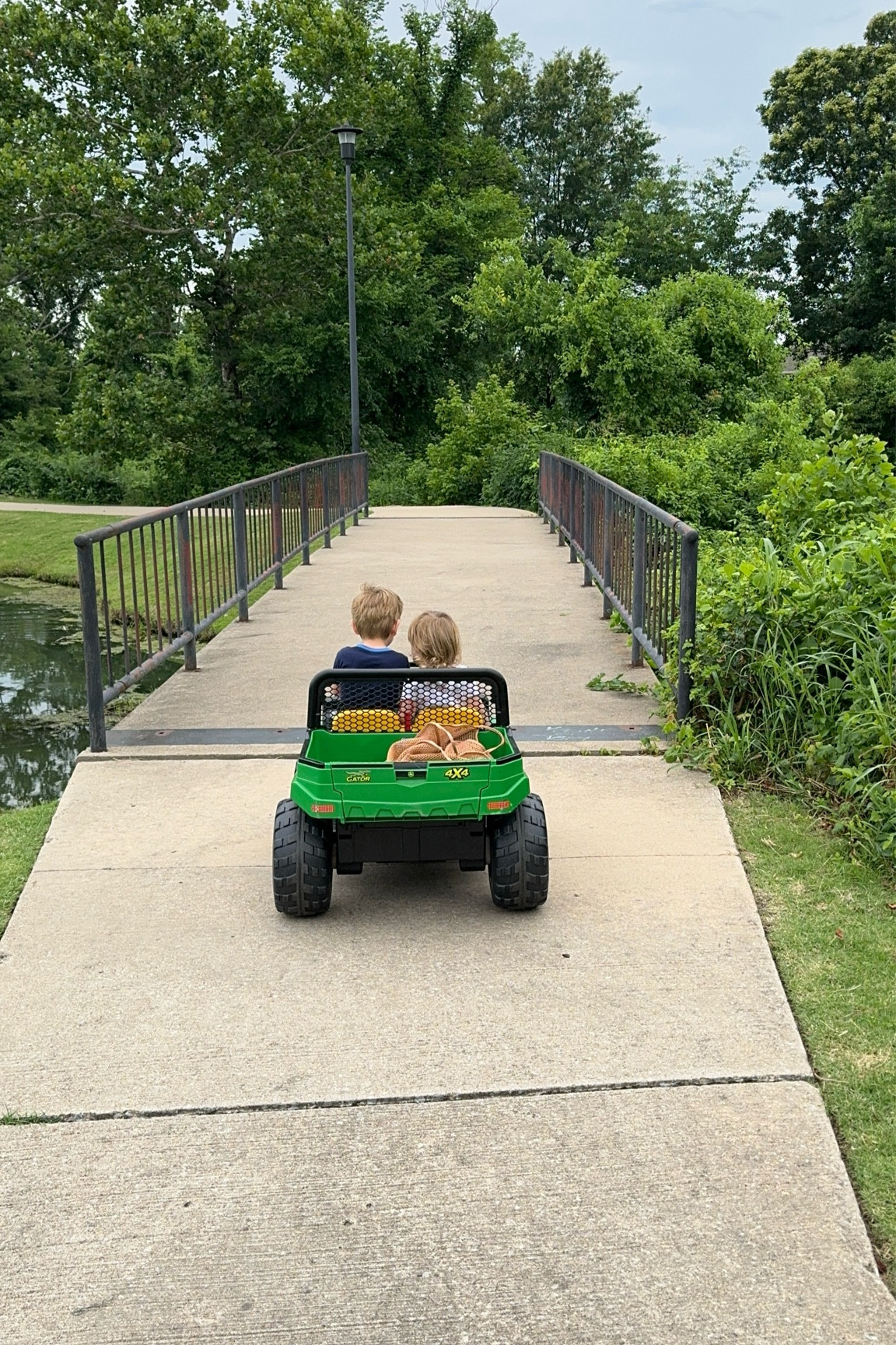 Kids favorite ride on car is the John Deer gator! The trunk tilts up, has 2 speeds and great for my kids 1&3 years old

#LTKkids