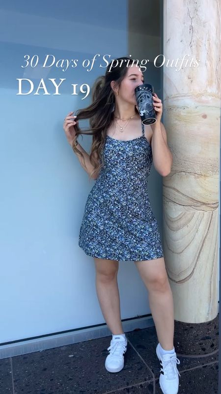 Day 19 of 30 Spring Outfits! Reels series I am doing on my instagram, head over and check out all the days my Instagram is @lovelyfancymeblog (same as here). In love with this athletic dress / tennis dress from Hollister. Still on sale and running out, run don’t walk!! Xoxo! 

#LTKFind #LTKU #activedress #LTKfit #adidas #athleisure #fitness #loungewear #lounge #dress #floral #curls #conair #sneakers #goldjewelry 

#LTKunder50 #LTKunder100 #LTKsalealert