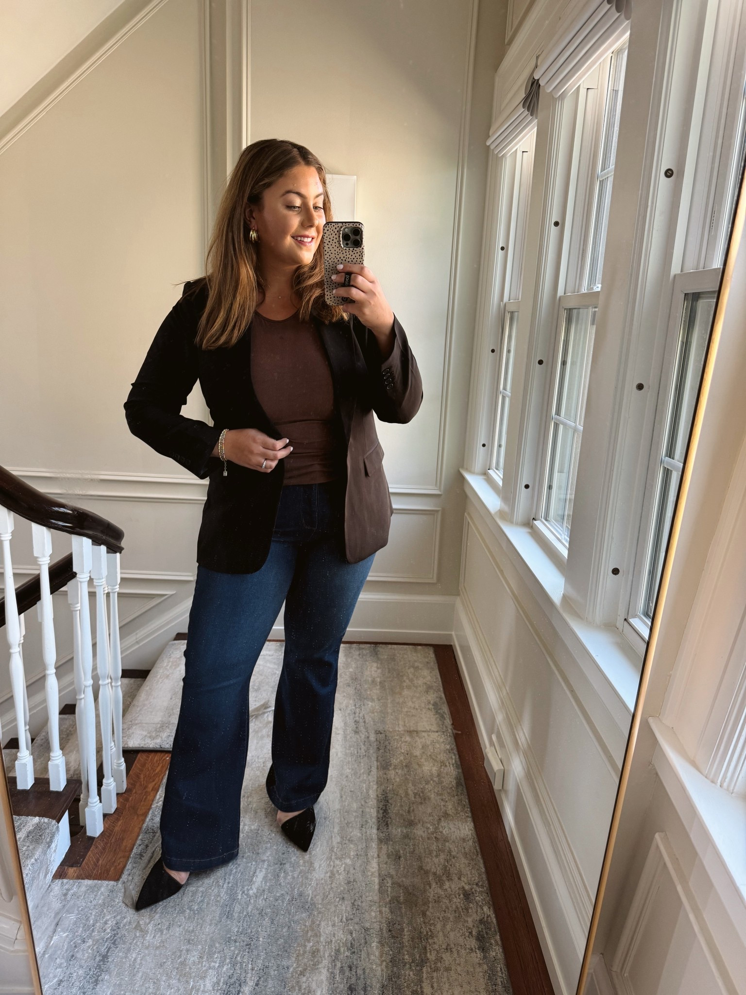 Wearing size 18 in jean, XL in blazer & sharing similar tops. 

#LTKWorkwear #LTKSeasonal #LTKPlusSize