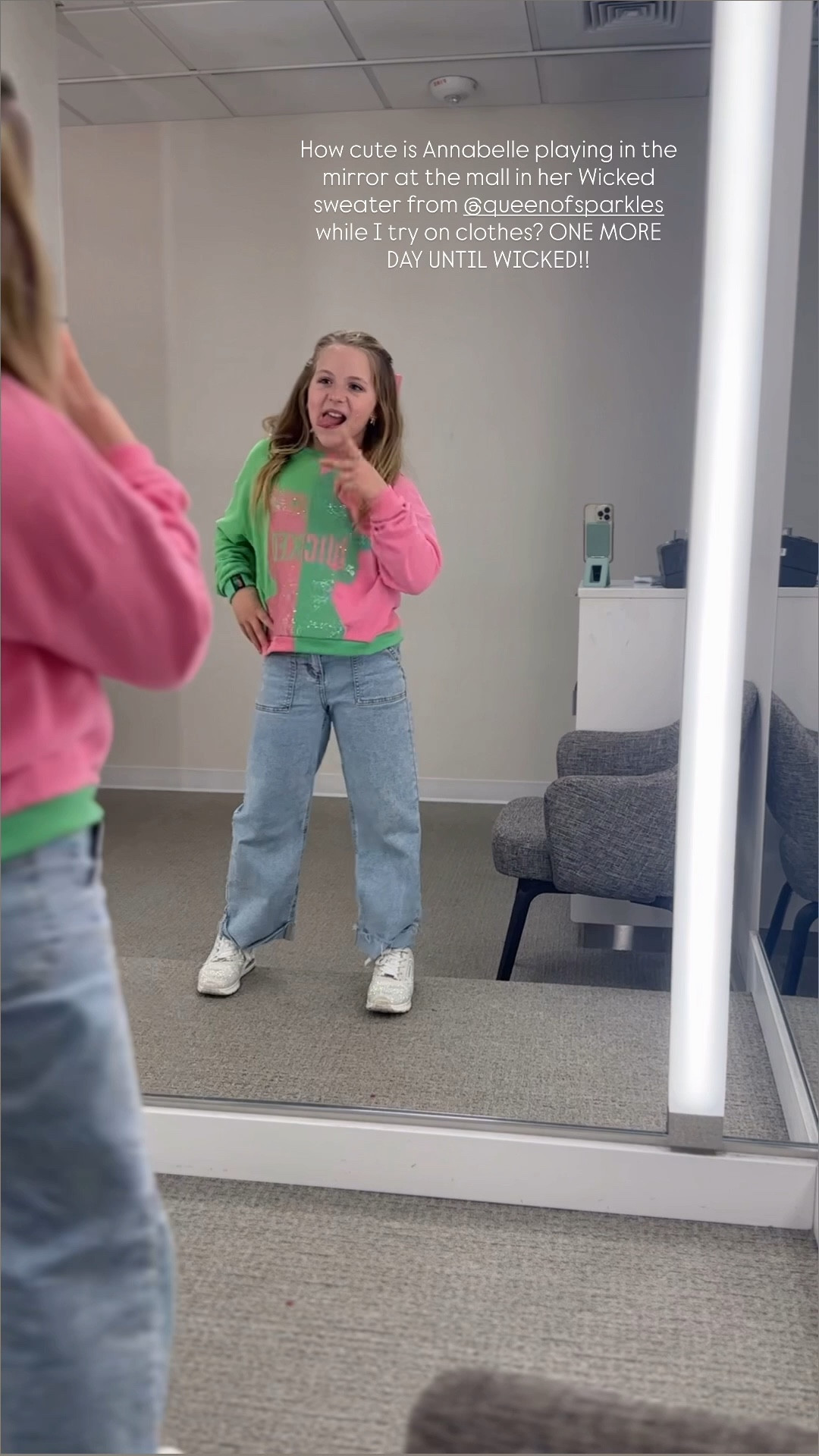 How cute is my daughter playing in the mirror at the mall in her Wicked sweater while I try on clothes? 

#LTKGiftGuide #LTKKids #LTKmomlife