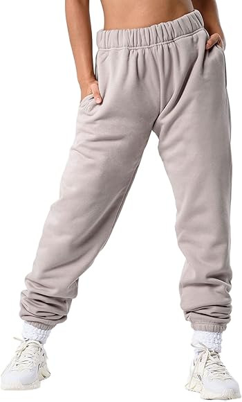Kamo Fitness CozyTec High-Waisted Sweatpants for Women Baggy: Comfy Lounge Pants with Pockets Cra... | Amazon (US)