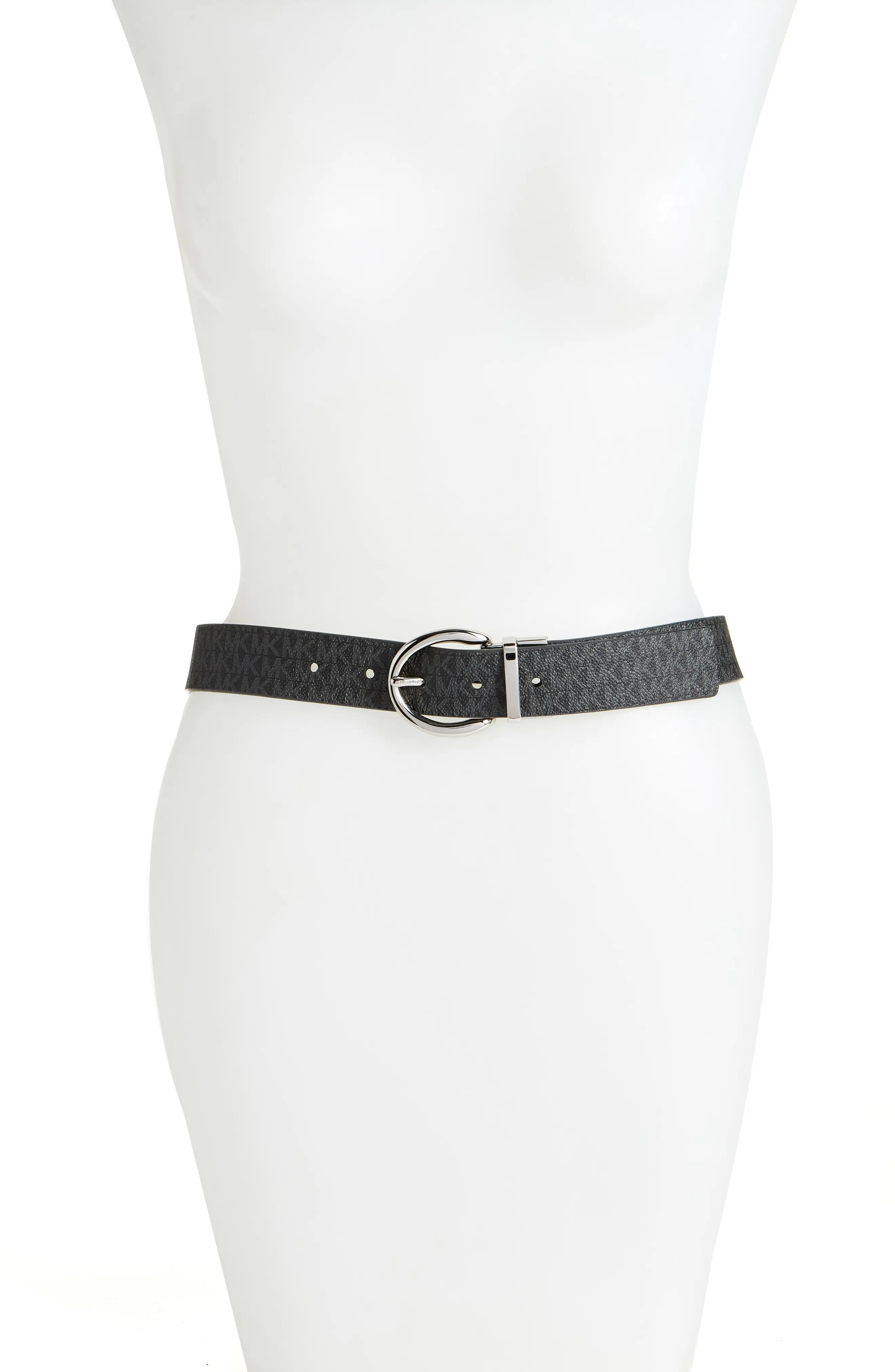 Women's Michael Kors Reversible Leather Belt, Size Large - Black | Nordstrom