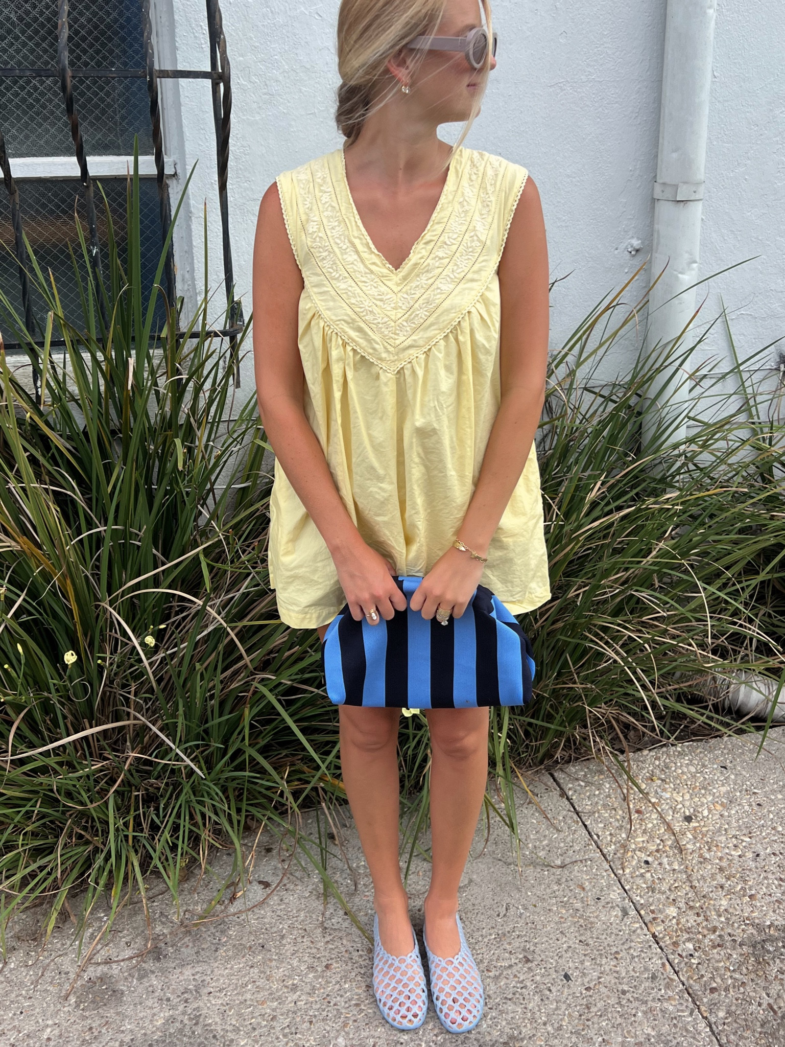 a fun summer look💛🩵💛🩵

#LTKdayinmylife #LTKootd #LTKSeasonal