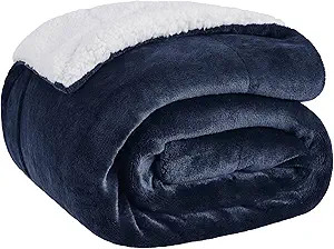 Bedsure Sherpa Fleece Throw Blanket for Couch - Thick and Warm Blanket for Winter, Soft Fuzzy Plu... | Amazon (US)