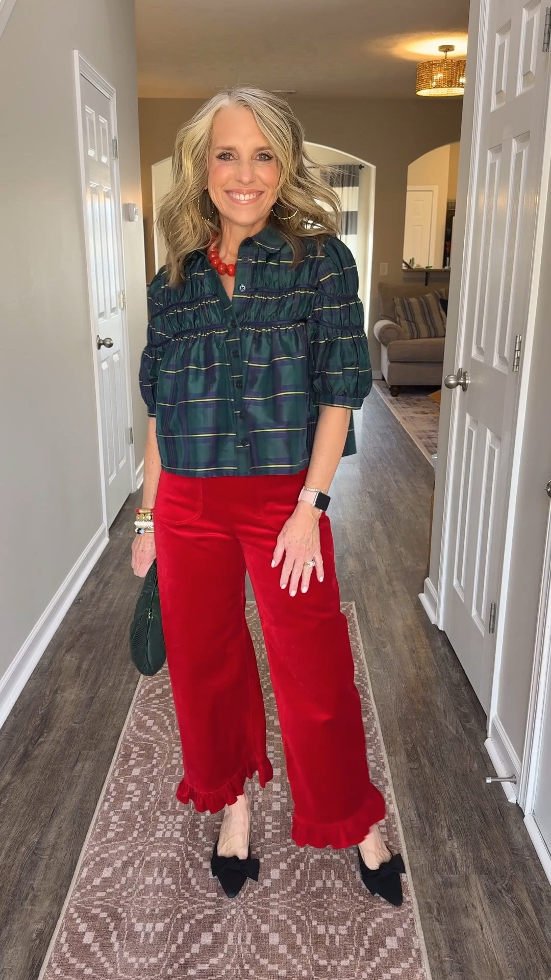 Don’t make this mistake…

And not shop while all of these looks are ON SALE. That’s right, you can save on everything today. The velvet pants are even better than I thought they’d be, and these are just some of the ways to wear them. Think about adding white, chambray, or solid black. Wear them all winter  
I’m wearing 27 pants, small in the tops and XS sweaters (last sweater is small) 

#LTKHoliday #LTKOver40