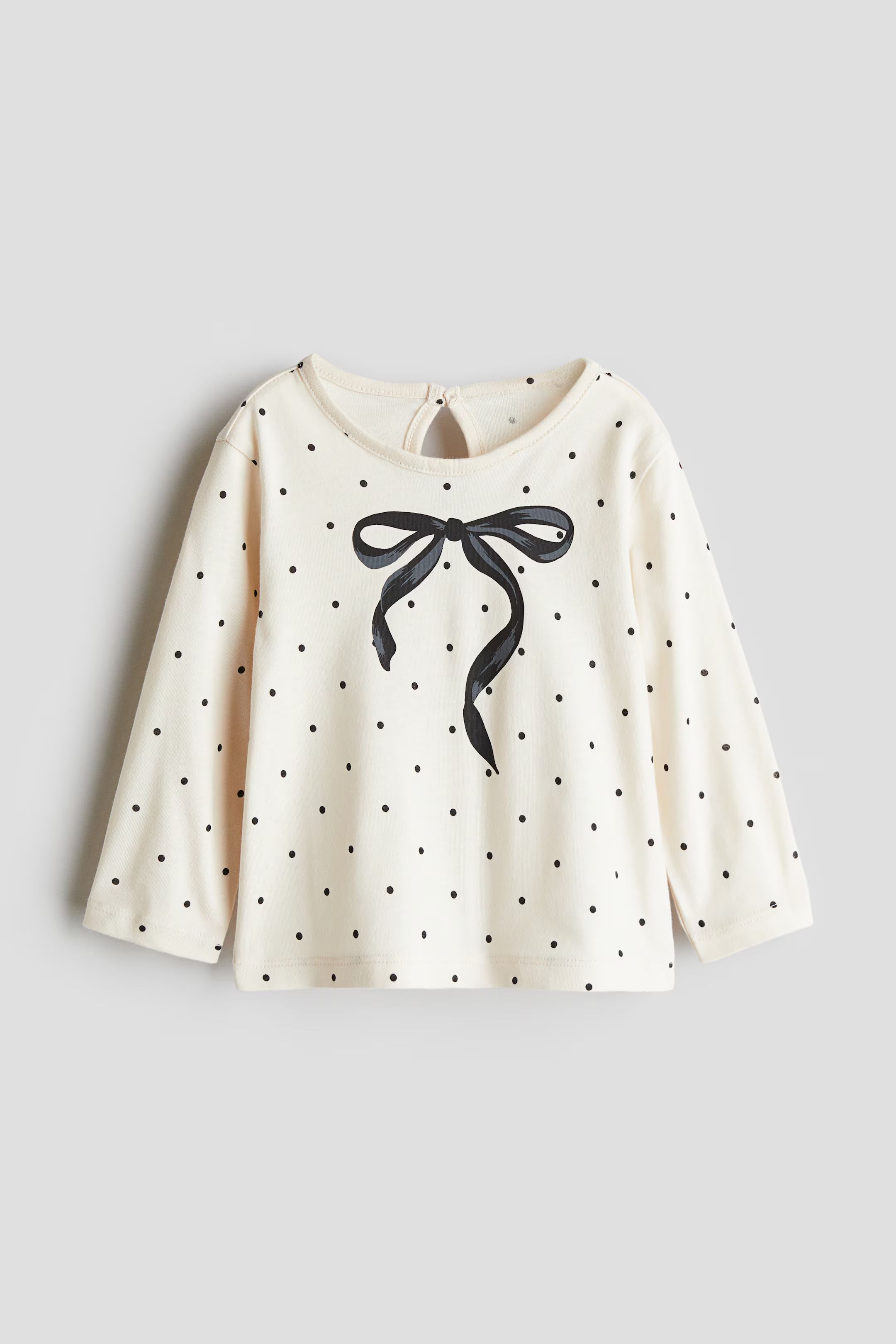 Printed Cotton Jersey Top | H&M (US + CA)