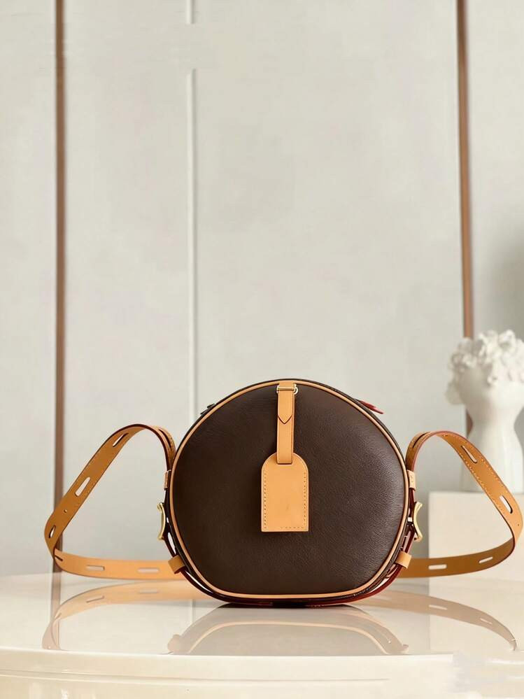 Fashionable And Casual Women's Unique Design Casual Limited Edition Multi Functional Saddle Bag Retro Round Single Shoulder Women's Crossbody Bag | SHEIN
