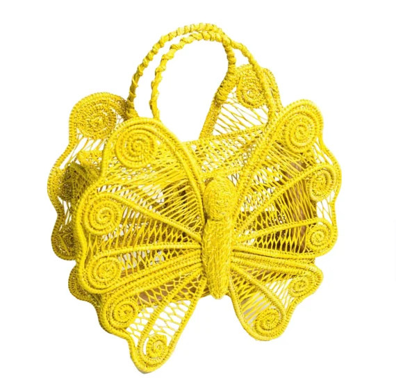 Butterfly Straw/raffia Summer Bag | Etsy | Etsy (US)