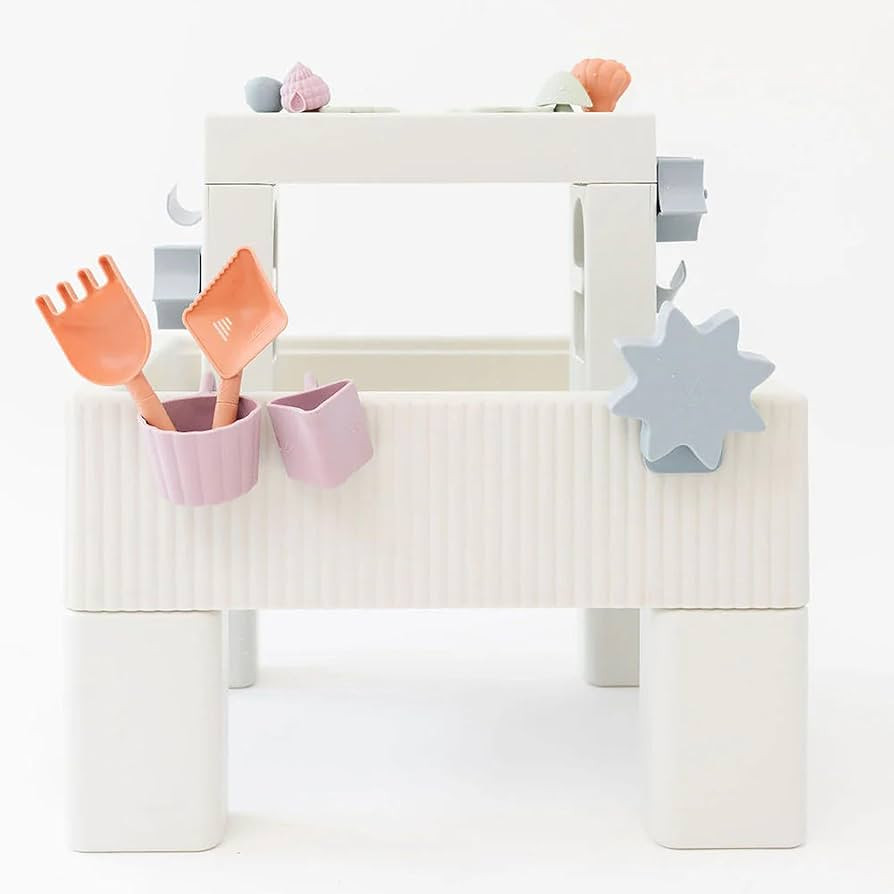 PLAYSMOL Tide Water & Sensory Table, 3-in-1 Play Sand Table with Lid, Toddlers & Kids Indoor Outd... | Amazon (US)