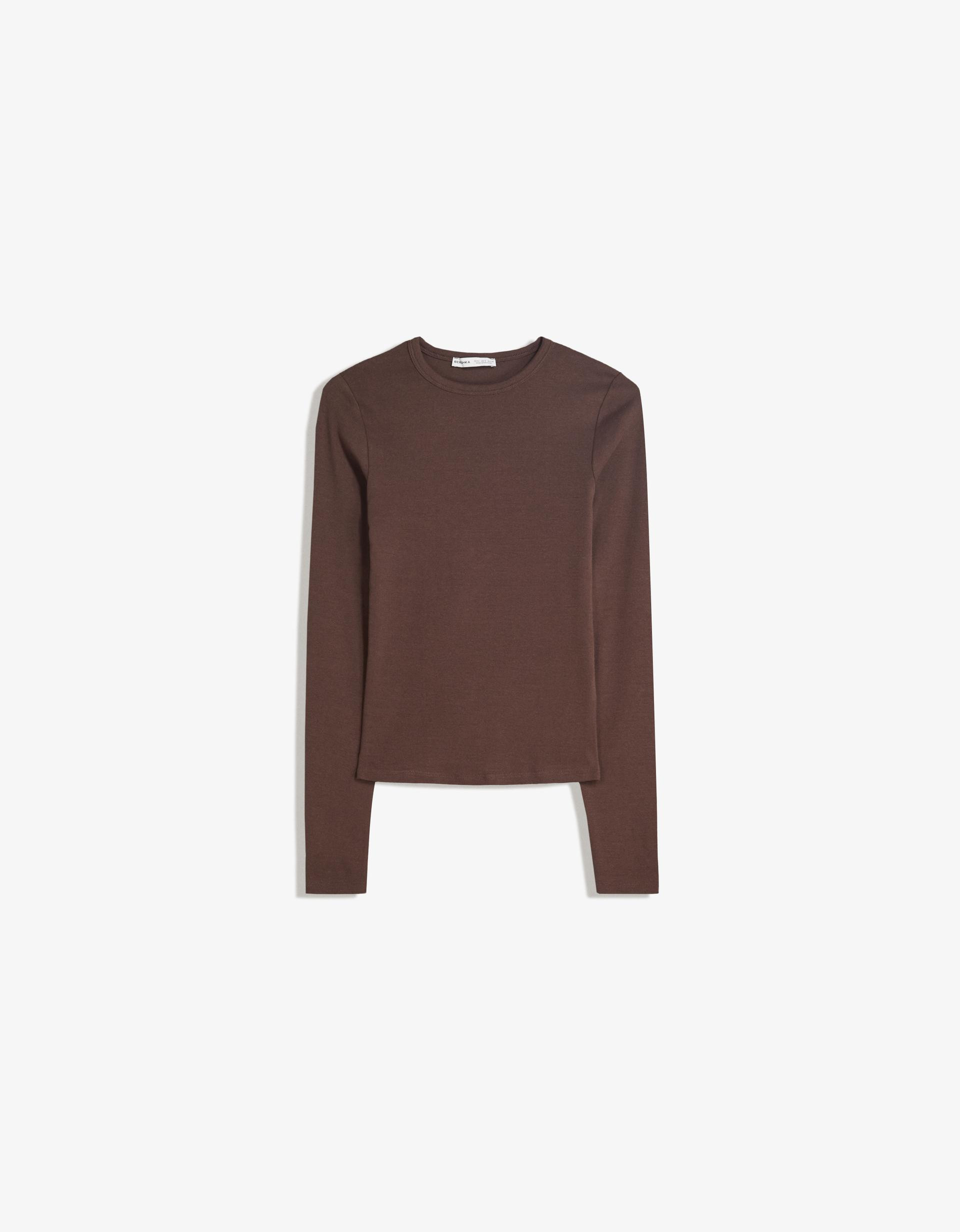 Long sleeve top - T-shirts and sweatshirts - Women | Bershka GB