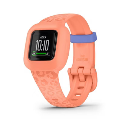 Garmin Vivofit Jr. 3 Kids Fitness Tracker - Peach Leopard | Target
