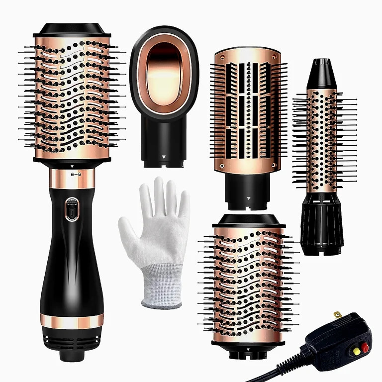 SKIMI Hair Dryer Brush, Hot Air Brush, Blow Dryer Brush Tool Set Straightener/Dryer/Curling Plast... | Walmart (US)