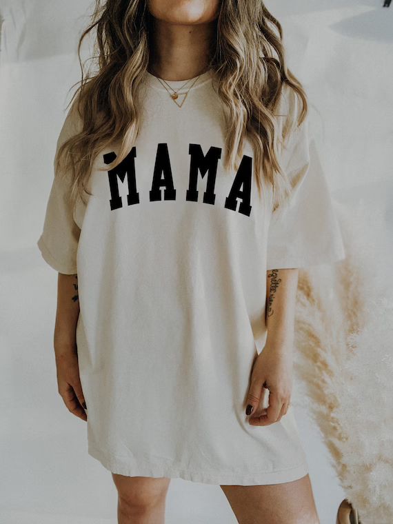 Comfort Color Mama Shirt  Mom Shirt Mommy Shirt Mama | Etsy | Etsy (US)