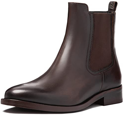 Thursday Boot Company Women's Duchess Chelsea Ankle Boots, Black Coffee, 9.5 | Amazon (US)