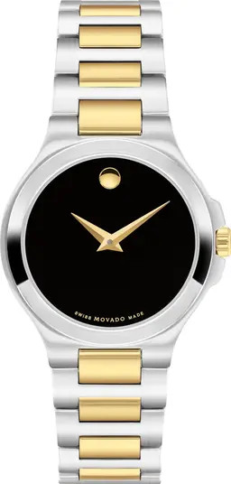 Movado Portofolio Museum Dot Bracelet Watch, 28mm | Nordstromrack | Nordstrom Rack