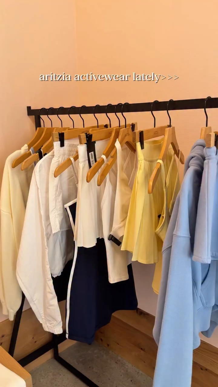 @Aritzia  activewear sets are TOO good 🤍 

Sizes: 5”2
Blue set : XS could of sized up
White set: XS (sized up)
Yellow set: XS (sized up) 
Blue jacket set: XS (sized up)

I’m here these new blue and yellow shades for spring/ summer🩵💛 the perfect sets for tennis, pilates, golf, and everything in between ✨
.
.
.
.
#aritzia #aritziastyle #activewear #summerstyle #tryonhaul haul, try on haul, aritzia, aritzia new in, aritzia activewear, aritzia haul, activewear sets, summer style, summer set inspo